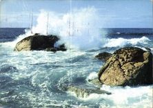 CPM Couleurs de Bretagne Effets de Vagues par grosse mer 