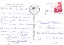 CPM Couleurs de Bretagne Effets de Vagues par grosse mer 