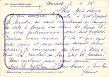 CPM Paysages Mediterraneens La mer en colere assaille les rochers 