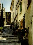 CPM Sous le beau ciel du Midi Vieille rue pittoresque 