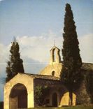 CPM Sous le beau ciel du Midi le soleil pare d'or la paisible chapelle 