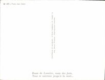 CPM Route de Lumiere route des forts Nous le suivrons jusqu'a la mort 