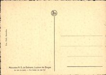 CPM Monastere N D de Bethanie Lophem les Bruges Un coin du jardin Religieuses