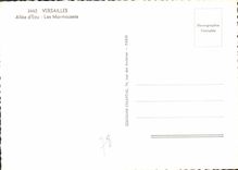 CPM Versailles Allee d'Eau les Marmousets 