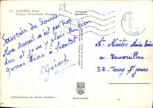 CPM Louviers Eure L'Eglise Notre Dame illuminee 