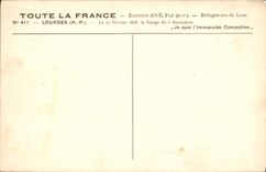 CPA Lourdes H P la Vierge dit a Bernadette 