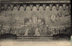 CPA Lyon Interieur de la Basilique de N D de Fourviere Mosaique de la Proclamation du Dogme de l'Imm