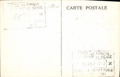 CPA Gavarnie Vue generale du Cirque et du Pont de neige 