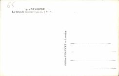 CPA Gavarnie la Grande Cascade 