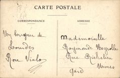 CPA Lourdes L'Apparition 