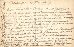 CPA Lourdes Le Chateau Fort et le Gave 