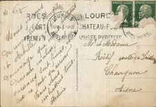 CPA Lourdes Le Calvaire XIII Station Jesus rendu a sa Mere 