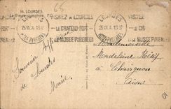 CPA Lourdes La Vierge Couronnee 