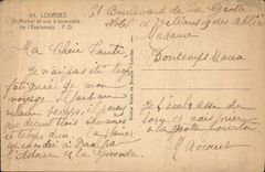 CPA Lourdes St Michel et vue d'ensemble de l'Esplanade 