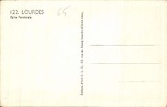 CPA Lourdes Eglise Paroissiale 