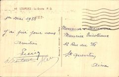 CPA Lourdes La Grotte 