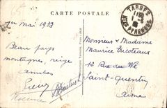 CPA Les Hautes Pyrenees Illustrees Tarbes Hotel de Ville