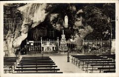 CPA Lourdes La Grotte Miraculeuse 