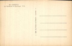 CPA Lourdes La Grotte et la Basilique 