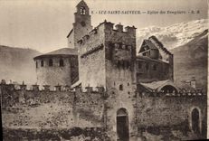 CPA Luz Saint Sauveur Eglise des Templiers 