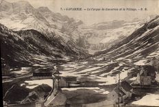CPA Gavarnie le Cirque de Gavarnie et le Village 