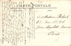 CPA Montelimar Jardin public Statue Chasseur du I Age de Bouval