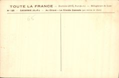 CPA Gavarnie Au Cirque La Grande Cascade 