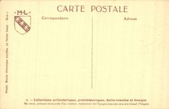 CPA Collection prehistoriques Gallo romaine et franque Grand Vosges
