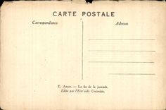 CPA E Adan La fin de la journee Edite parl'Entraide Unionsle 