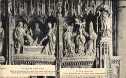 CPA Le Sepulcre Notre Dame Le Couronnement Chartres