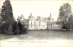 CPA Chateau de Chantilly La Chateau vu vu Parc 