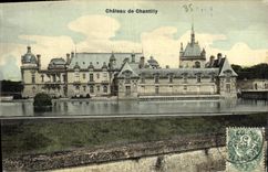 CPA Chateau de Chantilly (carte toilee)
