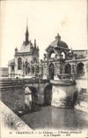 CPA Chantilly Le Chateau L'Entee principale et la Chapelle 