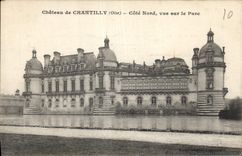 CPA Chateau de Chantilly Cote Nord vue sur le Parc 