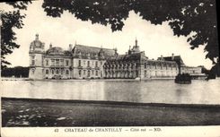 CPA Chateau de Chantilly Cote est 