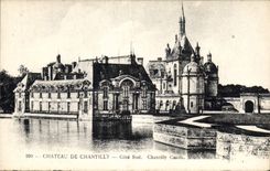 CPA Chateau de Chantilly Cote Sud Chantilly Castle South Side 