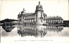 CPA Chantilly Le Chateau Le Cote Nord Ouest 