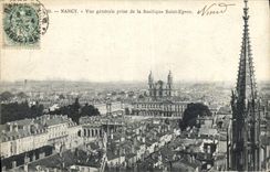CPA Nancy Vue generale prise de la Basilique Saint Epvre 