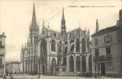CPA Nancy Eglise Saint Epvre et place des Dames 
