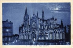 CPA Nancy la Nuit eglise Sain Epvre 