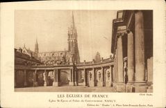 CPA Les Eglises de France Eglise St Epevre et Palais du Gouvernement Nancy 