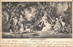 CPA Sous La Charmille 