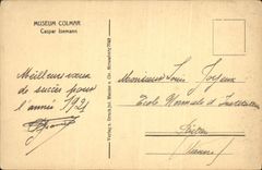 CPA Museum Colmar Caspar Isemann 