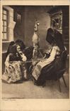 CPA Misace Elsass Femme Enfant Folklore