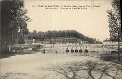 CPA Parc de St Cloud Le piece d'eau face au fer a Cheval 