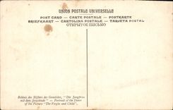 CPA Van Eyck La Vierge er l'Enfant Detail Portrait du Donateur