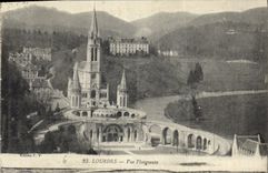 CPA Lourdes Vue Plongeante 