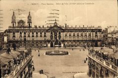 CPA Nancy  Place Stanislas hotel de Ville 
