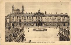 CPA Nancy  Place Stanislas Hotel de Ville 
