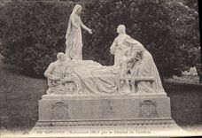 CPA Lourdes Monumnet offert par le Diocese de Cambrial 